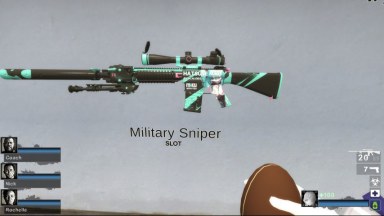 Miku M110 SASS (Military Sniper) [Sound fix Ver]