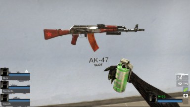 multoman's RNG Skins Seperated Cherry Wood AK47 (AKM) [Sound fix Ver,request]