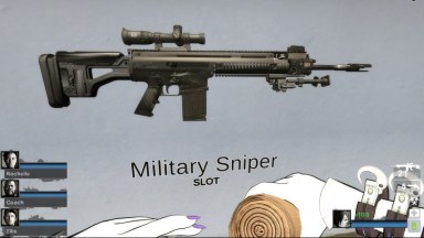 MW19 FN Scar 17 DMR Black (Military Sniper Rifle)