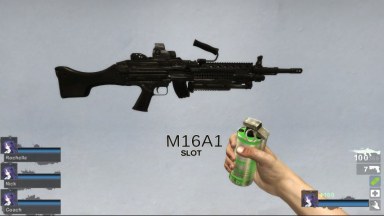 MW2019 Bruen Mk9 Black - Compressed Weapon Mod (M16A2) Sound fix Ver