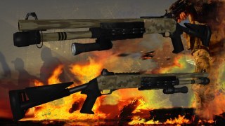 MW2 M1014 Desert Camo