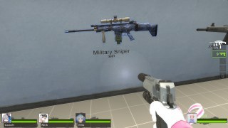 MW2 SCAR-H LB bluetiger camo (FN MK 17 LB) [Military Sniper Rifle]
