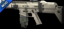 mw2 scar reload and gunfire sound