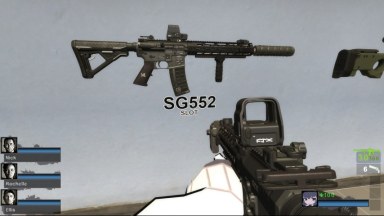 MWII CINDER M4-CUSTOM All Black Skin [SG552] (request)