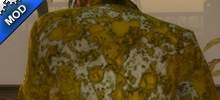 New vomit overlay on player
