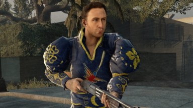 Nick with Saya Outfit
