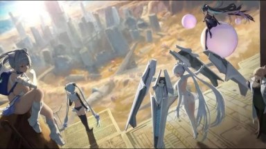 NIKKE TO THE END Main Menu Background