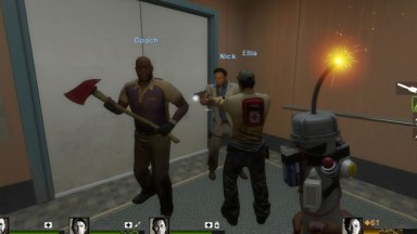 No blood on screen