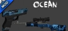 Ocean camo skin pack
