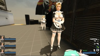 Only Helena Whimsical Nyan Maid ponytail nht (request)