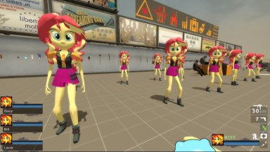 Only Sunset Shimmer EQG (request)