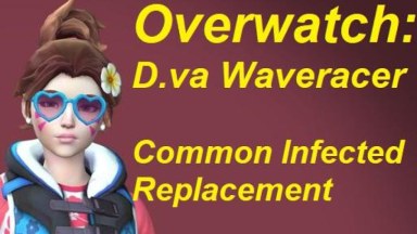 Overwatch D.va Waveracer Common Infected Replacement