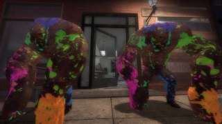Paint Splatter Tank