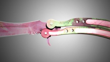 Peach blossom weapon skin