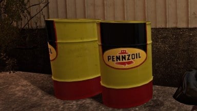 Pennzoil Barrel
