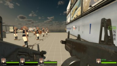 Pistol Replace AA-12 shotgun (dual pistols)