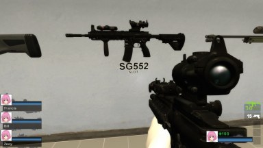 PUBG - Custom Black HK-416 [SG552] (request)