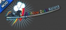 Rainbow Dash Katana