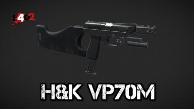 RE2 Remake H&K VP70M Machine Pistol (UZI SMG) v2 [Sound fix Ver] (request)