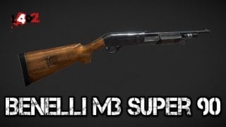 RE3 Remake Benelli M3 Super 90 with Wooden Stock v5 (Wooden Shotgun) [Sound fix Ver] (request)