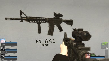 RE4 Remake Colt Model 933 with ACOG (M16A2) [request]