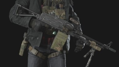 RE8 Village Degtyaryov PKM (M60) " can reload "
