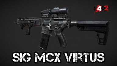 RE8 Village SIG Sauer MCX Virtus SBR with Foregrip, Romeo and Juliet Optic (CSS SG552) v5 [Sound fix Ver]