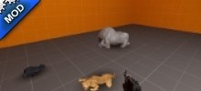 realistic: dead animal pack