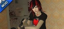 Red and Black Punk Zoey