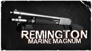 Remington 870 Marine Magnum Improved-HQ Model (Chrome) v4