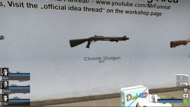 Remington 870 Modular Combat Shotgun (Chrome Shotgun) v3