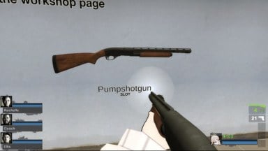 Remington 870 Wingmaster Improved HQ Model [Fox Animations] v3 (Wooden Shotgun)