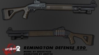 Remington Defense 590 Autoshotgun
