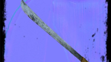 Restored Machete Normal Map