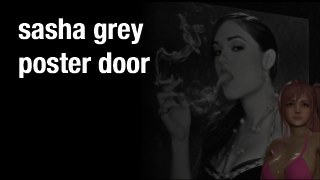 sasha grey "smoking and saint" poster door