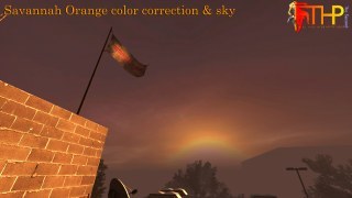 Savannah Orange: Dead Center Color Correction & Sky