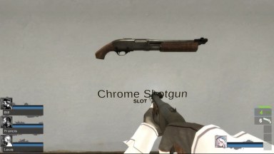 Sawed Off Wooden/Pump Shotgun Redemption [chrome shotgun] (request)