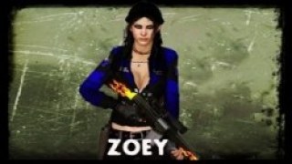 Sexy Badass Zoey blue (redux)