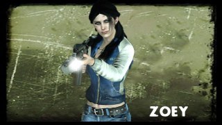 Sexy Zoey - blue/white leather coat