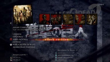 Shingeki no Kyojin / Attack on Titan Menu (Mod) for Left 4 Dead 2 