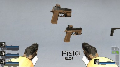 SigSaure P320 Ver2 black sand version (9mm Pistol) v2 [Sound fix Ver]