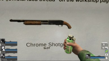 Silent Hill 2 Remake - Pump Shotgun [chrome shotgun] (request)