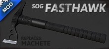 SOG FastHawk Machete