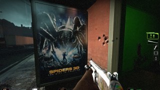 Spiders 3D bus stop ad