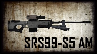 SRS99-S5 AM (Halo 4) Military Sniper Rifle