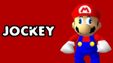 Stupid Mario as Jockey