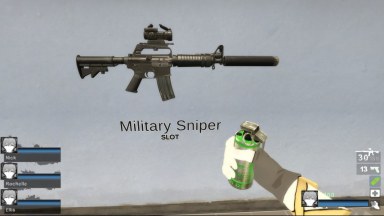 suppressed Colt M733 BHD M16 [Military Sniper] (request)