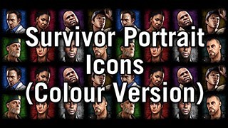 Survivor Portrait Icons (Colour Version)