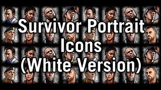 Survivor Portrait Icons (White Version)