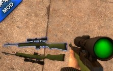 Synthetic Green Hunting Rifle
